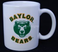 BAYLOR UNIVERSITY Bears Mascot Coffee Mug